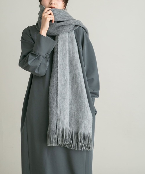 KBF(ケイビーエフ)の「リバーシブルストール(ストール/ショール・レディース・ベージュ系その他/グレー系その他/ブルー系その他・ONE)」の4枚目の写真