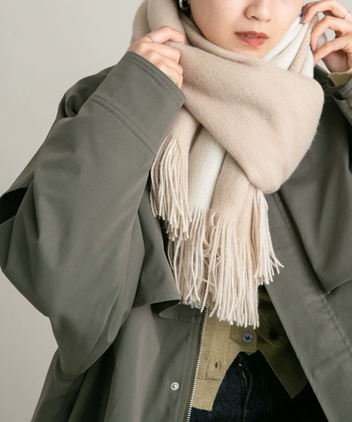 KBF(ケイビーエフ)の「リバーシブルストール(ストール/ショール・レディース・ベージュ系その他/グレー系その他/ブルー系その他・ONE)」の13枚目の写真