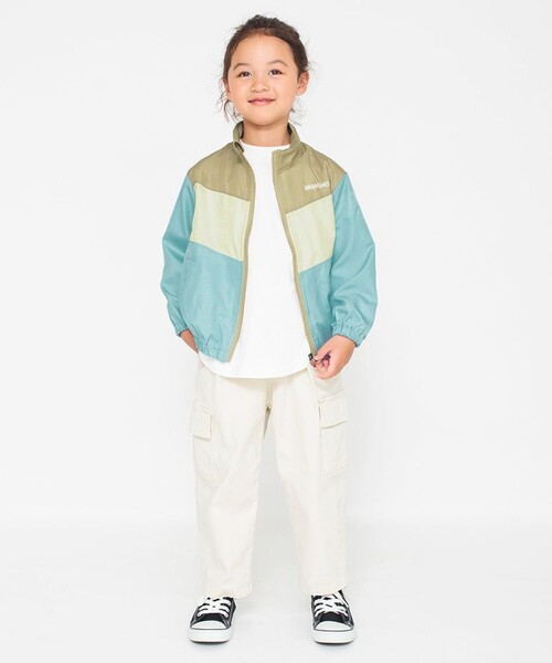 BRANSHES（ブランシェス）の「【男女兼用】ウィンドブレーカー（ブルゾン・キッズ・ブラック/ネイビー/サックスブルー・100/140/150/130/110/120/90）」の8枚目の写真