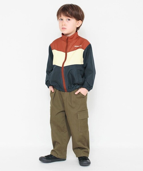 BRANSHES（ブランシェス）の「【男女兼用】ウィンドブレーカー（ブルゾン・キッズ・ブラック/ネイビー/サックスブルー・100/140/150/130/110/120/90）」の6枚目の写真