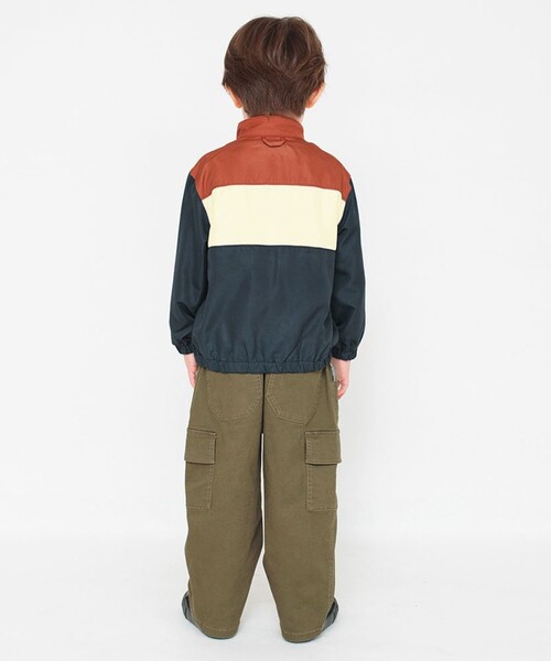 BRANSHES（ブランシェス）の「【男女兼用】ウィンドブレーカー（ブルゾン・キッズ・ブラック/ネイビー/サックスブルー・100/140/150/130/110/120/90）」の7枚目の写真