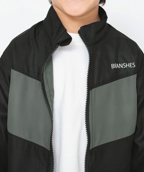 BRANSHES（ブランシェス）の「【男女兼用】ウィンドブレーカー（ブルゾン・キッズ・ブラック/ネイビー/サックスブルー・100/140/150/130/110/120/90）」の16枚目の写真