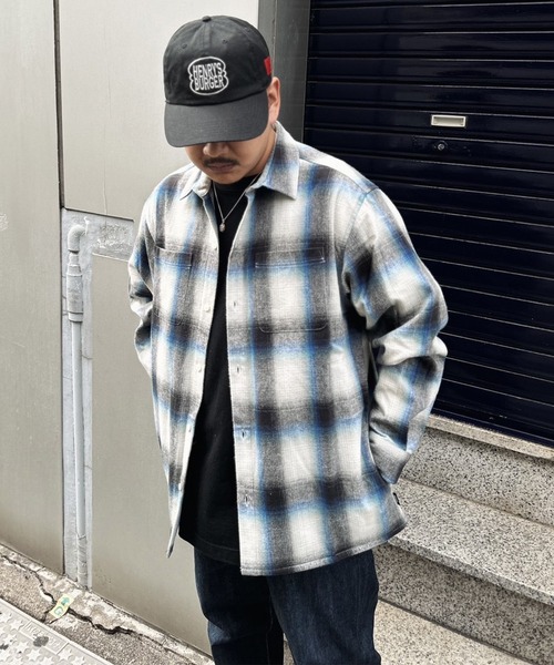 MFC STORE（エムエフシーストア）の「MFC STORE CHECK FLANNEL SHIRT JAPAN MADE LINE（シャツ/ブラウス・メンズ・ブルー/グリーン/キャメル・L/M/XL）」の2枚目の写真