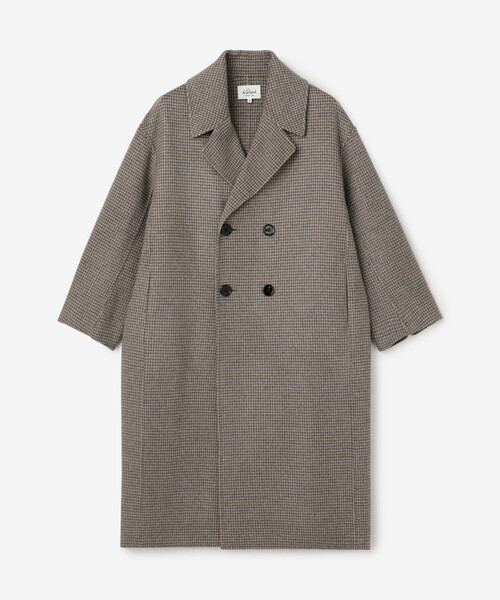 LE GLAZIK(ルグラジック)の「LE GLAZIK | ウール ダブルブレストコート WOMEN(チェスターコート・レディース・グレー系その他/グレー/ダークネイビー・36)」の19枚目の写真