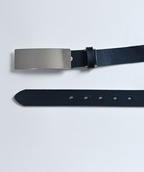 An+u（アンユー）の「メタルバックルベルト（ベルト・レディース・ブラック/ネイビー/グレー・FREE）」の7枚目の写真