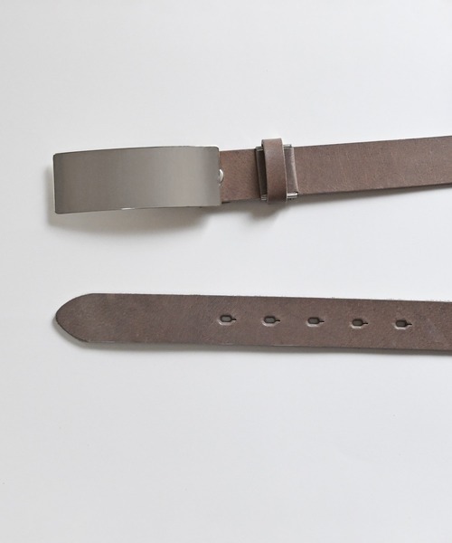 An+u（アンユー）の「メタルバックルベルト（ベルト・レディース・ブラック/ネイビー/グレー・FREE）」の5枚目の写真