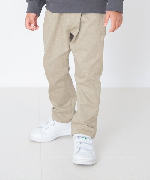 BREEZE（ブリーズ）の「【ストレッチ・裏起毛】あったかすぽ軽テーパードパンツ（その他パンツ・キッズ・マスタード/エンジ/ベージュ/その他10/ブルー/ブラック・90/150/110/120/100/140/130）」の2枚目の写真