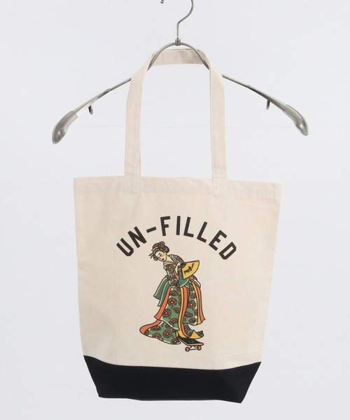 完売品！【un-filled(アンフィルド)】トートバッグ セール】mko11569- JAPAN TATOO TOTE BAG トートバッグ（トート