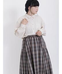 Samansa Mos2 | ネルクレリックレギュラーカラーシャツ(シャツ/ブラウス)