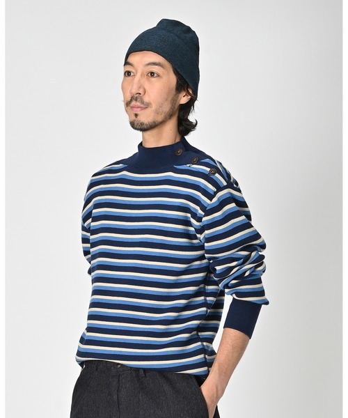 45R（フォーティファイブアール）の「USモーボーダーの908オーシャンネック（ニット/セーター・レディース・ネイビー系1/ネイビー系2・X-SMALL/SMALL/MEDIUM/LARGE）」の9枚目の写真