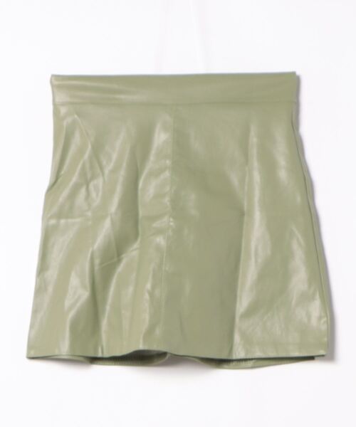 Burner（バーナー）の「【OKUOKU　0909】PUレザー　タイトスカート oku-skirt-680658092303-17 U（スカート・レディース・アイボリー/グリーン/ブラック/ダークブラウン・S/L/M/XL）」の18枚目の写真