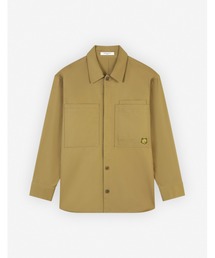 Maison Kitsune（メゾンキツネ）の「OVERSHIRT WITH BOLD FOX HEAD PATCH IN COTTON GABARDINE（シャツ/ブラウス）」