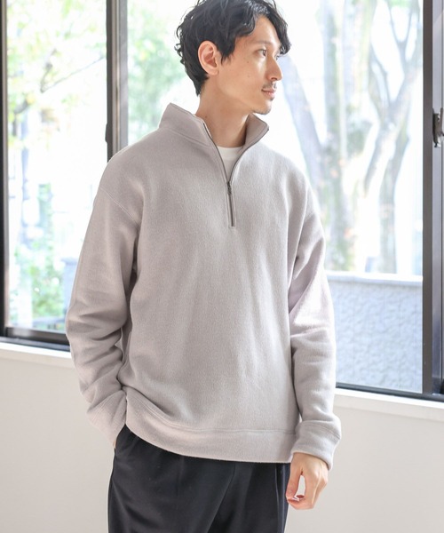 GLOBAL WORK(グローバルワーク)の「あったかインナーSET/ハーフジップ/982524(Tシャツ/カットソー・メンズ・ライトグレー/チャコールグレー・LARGE/SMALL/MEDIUM/X-LARGE)」の9枚目の写真