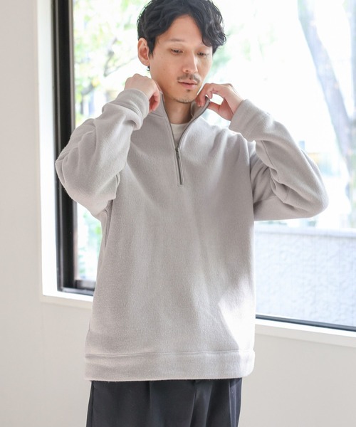 GLOBAL WORK(グローバルワーク)の「あったかインナーSET/ハーフジップ/982524(Tシャツ/カットソー・メンズ・ライトグレー/チャコールグレー・LARGE/SMALL/MEDIUM/X-LARGE)」の10枚目の写真
