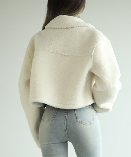 セール】【Jasmine】ショート丈ボアコート（その他アウター
