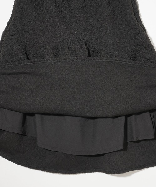 MILKFED.（ミルクフェド）の「TULLE JACQUARD GATHERED SKIRT（スカート・レディース・オフホワイト/ブラック・ONE SIZE）」の12枚目の写真