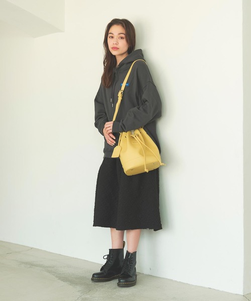 MILKFED.（ミルクフェド）の「TULLE JACQUARD GATHERED SKIRT（スカート・レディース・オフホワイト/ブラック・ONE SIZE）」の14枚目の写真