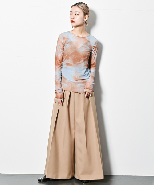 CITYSHOP（シティーショップ）の「PATTERN SHEER CUT：カットソー（T