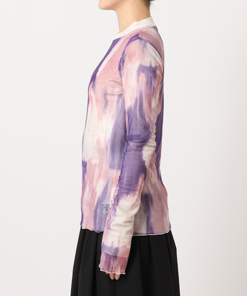 cityshop シアー　tシャツ CITYSHOP（シティーショップ）の「SHEER CUT T-SHIRTS：カットソー（T