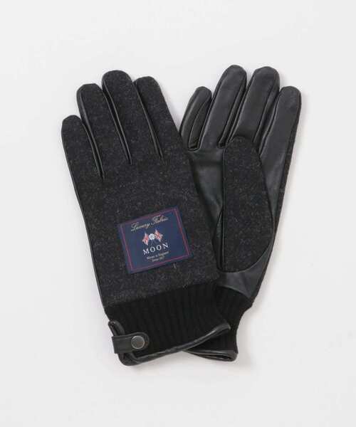 URBAN RESEARCH DOORS（アーバンリサーチドアーズ）の「MOONツイードレザーグローブ（手袋・メンズ・グリーン/ネイビー/ブラウン系その他/チャコールグレー・-）」の9枚目の写真
