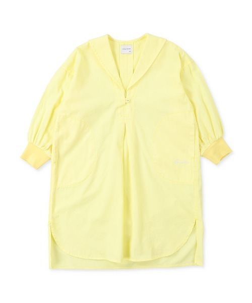 GROOVY COLORS(グルービーカラーズ)の「ソフトツイル セーラーワンピース(ワンピース・キッズ・イエロー・130/140)」の3枚目の写真