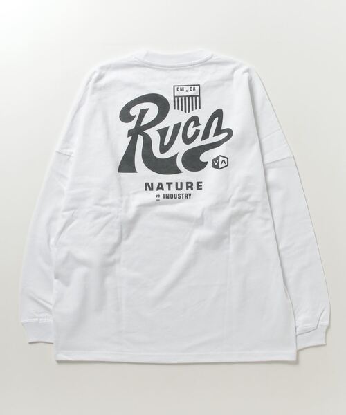 RVCA(ルーカ)の「【ムラサキスポーツ別注】RVCA/ルーカ ロンTEE 中厚手 ボックスシルエット BE041-P06(Tシャツ/カットソー・メンズ・ブルーグレー/ホワイト/ブラック・S/L/M)」の11枚目の写真