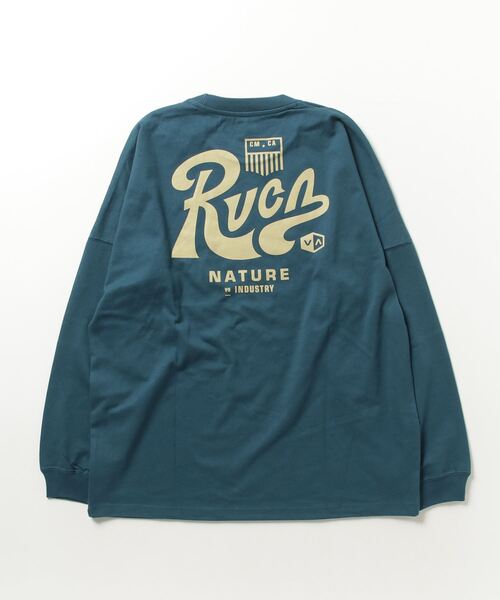 RVCA(ルーカ)の「【ムラサキスポーツ別注】RVCA/ルーカ ロンTEE 中厚手 ボックスシルエット BE041-P06(Tシャツ/カットソー・メンズ・ブルーグレー/ホワイト/ブラック・S/L/M)」の13枚目の写真