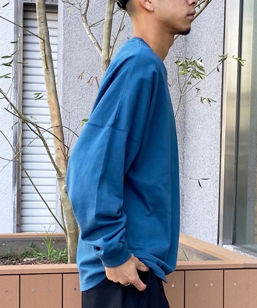 RVCA(ルーカ)の「【ムラサキスポーツ別注】RVCA/ルーカ ロンTEE 中厚手 ボックスシルエット BE041-P06(Tシャツ/カットソー・メンズ・ブルーグレー/ホワイト/ブラック・S/L/M)」の5枚目の写真