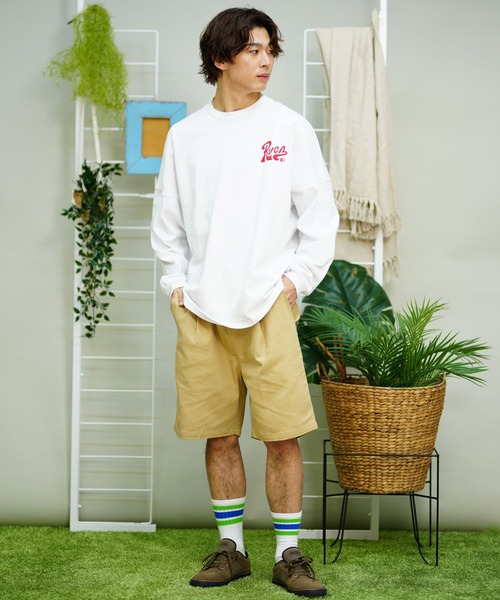 RVCA(ルーカ)の「【ムラサキスポーツ別注】RVCA/ルーカ ロンTEE 中厚手 ボックスシルエット BE041-P06(Tシャツ/カットソー・メンズ・ブルーグレー/ホワイト/ブラック・S/L/M)」の17枚目の写真