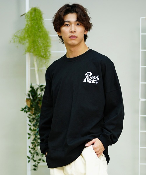 RVCA(ルーカ)の「【ムラサキスポーツ別注】RVCA/ルーカ ロンTEE 中厚手 ボックスシルエット BE041-P06(Tシャツ/カットソー・メンズ・ブルーグレー/ホワイト/ブラック・S/L/M)」の22枚目の写真
