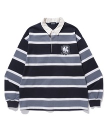 XLARGE | EMBLEM STRIPED RUGBY SHIRT(Tシャツ/カットソー)