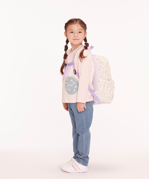 Moujonjon（ムージョンジョン）の「刺繍入りポシェット付き長袖Ｔシャツ（Tシャツ/カットソー・キッズ・ピンク/ネイビー・130/100/80/90/140/110/120）」の11枚目の写真