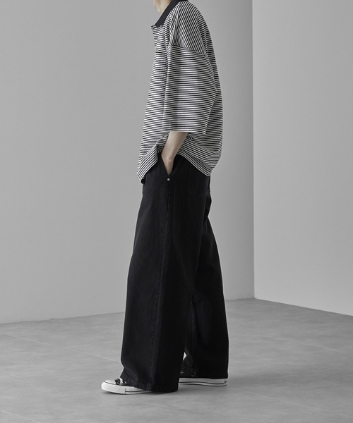 RUUBON】heavy cotton buggy denim pants / ヘビーコットン バギー