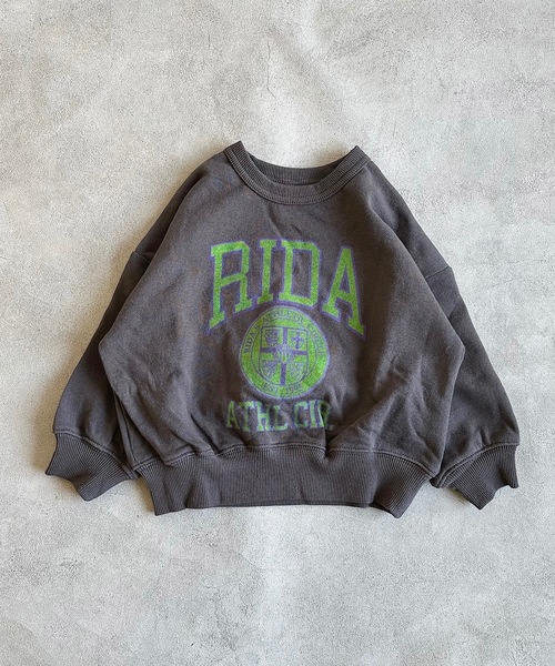 Life Support Products（ライフサポートプロダクツ）の「カレッジスウェット（80～150cm）（スウェット・キッズ・オフホワイト/オレンジ/エメラルド/グリーン/杢グレー/チャコール・100/110/120/130/90/95/140/150/80）」の17枚目の写真