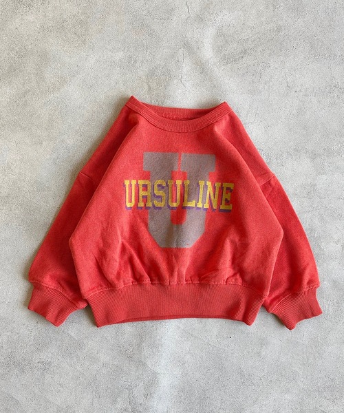 Life Support Products（ライフサポートプロダクツ）の「カレッジスウェット（80～150cm）（スウェット・キッズ・オフホワイト/オレンジ/エメラルド/グリーン/杢グレー/チャコール・100/110/120/130/90/95/140/150/80）」の12枚目の写真