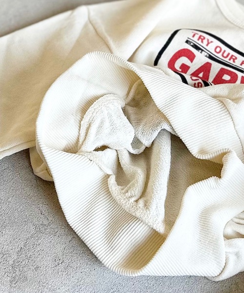 Life Support Products（ライフサポートプロダクツ）の「カレッジスウェット（80～150cm）（スウェット・キッズ・オフホワイト/オレンジ/エメラルド/グリーン/杢グレー/チャコール・100/110/120/130/90/95/140/150/80）」の10枚目の写真