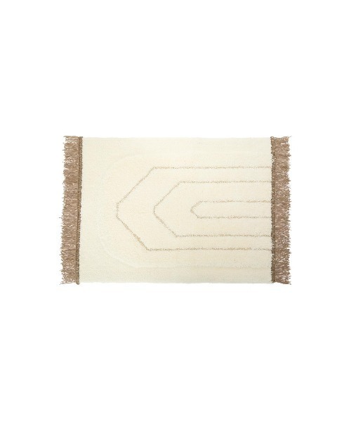 【セール】Bicolor Fringe Rug S /Sサイズラグマット（ラグ/マット）｜ALEXIA STAM（アリシアスタン）