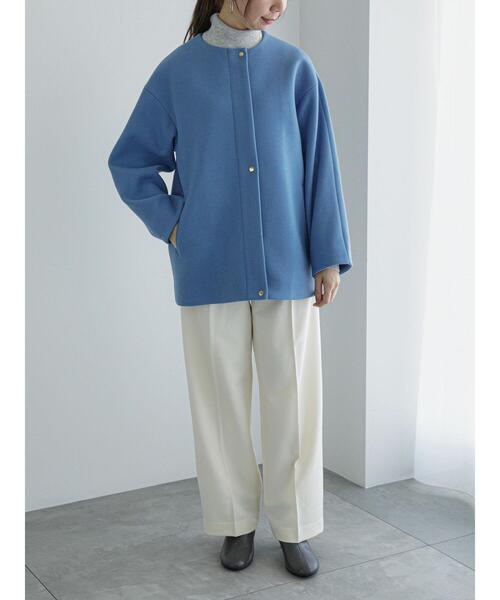 Te chichi（テチチ）の「ストレッチツイルタックワイドパンツ（その他パンツ・レディース・グレー/モカ/オフホワイト・S/M）」の10枚目の写真