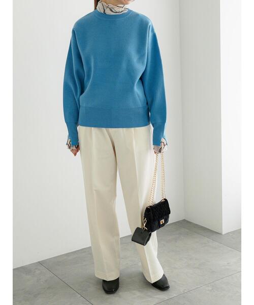 Te chichi（テチチ）の「ストレッチツイルタックワイドパンツ（その他パンツ・レディース・グレー/モカ/オフホワイト・S/M）」の11枚目の写真