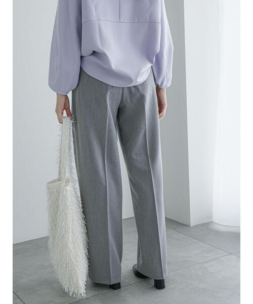 Te chichi（テチチ）の「ストレッチツイルタックワイドパンツ（その他パンツ・レディース・グレー/モカ/オフホワイト・S/M）」の17枚目の写真