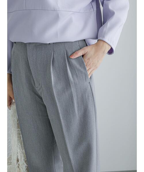 Te chichi（テチチ）の「ストレッチツイルタックワイドパンツ（その他パンツ・レディース・グレー/モカ/オフホワイト・S/M）」の18枚目の写真