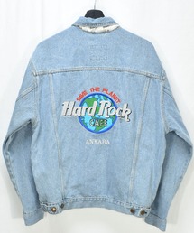 VINTAGE | 【ヴィンテージ古着】90's Hard Rock CAFE / ハードロックカフェ ロゴ 刺繍 デニムジャケット(デニムジャケット)