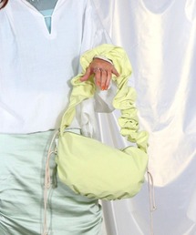 ギャザーナイロンショルダーバッグ