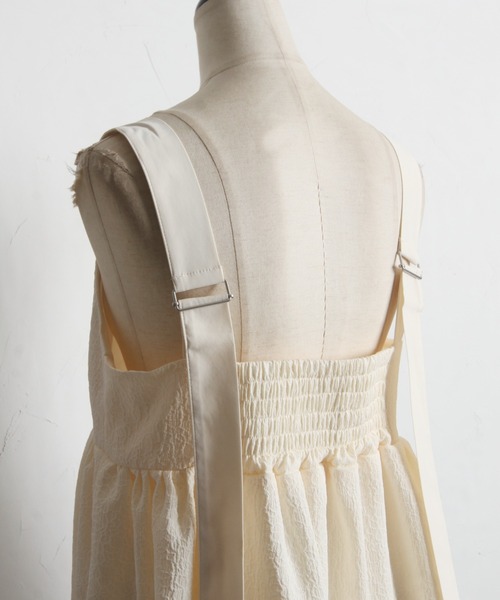 tocco closet(トッコ クローゼット)の「【ZOZO限定】ジャガード×チュールキャミトップス(キャミソール・レディース・オフホワイト/サックスブルー・M)」の21枚目の写真