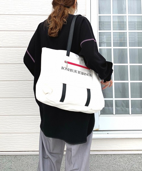 Q（キュー）の「ジョーゼットジャージートップス（Tシャツ/カットソー・レディース・ラベンダー/ホワイト/ブラック・MEDIUM）」の10枚目の写真