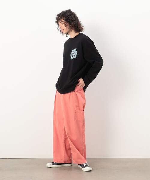 Purple&Yellow(パープルアンドイエロー)の「硫化デニム インディゴデニム ワークパンツ(デニムパンツ・メンズ・ピンク/ブラック/パープル/ケミカルウォッシュ・SMALL/MEDIUM/X-SMALL/LARGE)」の13枚目の写真
