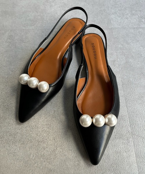 DouDou（ドゥドゥ）の「3WAYパンプス（パンプス・レディース・ベージュ/シルバー/ブラック・S/L/M）」の6枚目の写真