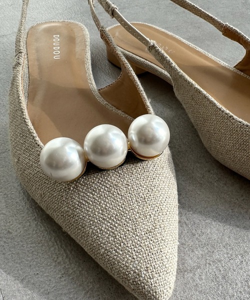 DouDou（ドゥドゥ）の「3WAYパンプス（パンプス・レディース・ベージュ/シルバー/ブラック・S/L/M）」の12枚目の写真