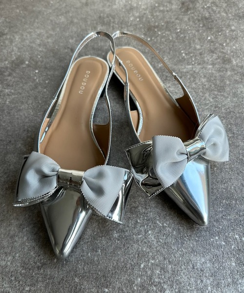 DouDou（ドゥドゥ）の「3WAYパンプス（パンプス・レディース・ベージュ/シルバー/ブラック・S/L/M）」の10枚目の写真