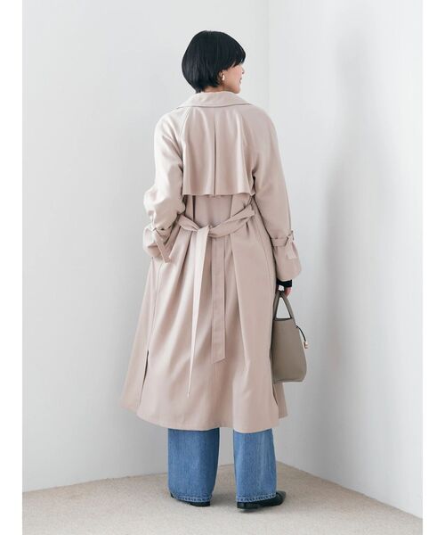 YECCA VECCA（イェッカヴェッカ）の「ロングトレンチコート（トレンチコート・レディース・アイボリー/ベージュ/ネイビー・FREE）」の21枚目の写真